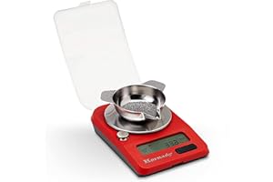 Hornady G3-1500 Electronic Scale, 050104 - Portable Battery Operated Digital Pocket Scale to Weigh Bullets, Cases, Trickle Po