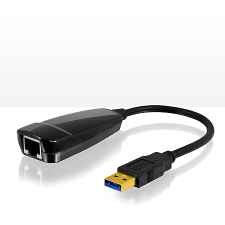 CSL - USB 3.0 Gigabit Ethernet/Netzwerkadapter (RJ45) extern - Gigabit-Lan 1000Mbps - USB 3.0 (Super Speed) zu Ethernet - PC 