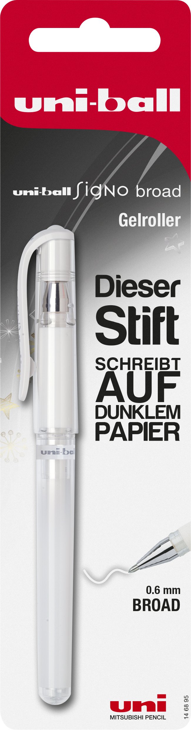 uni-ball 146895 1 mm "Signo Um-153" Gel Pen - White