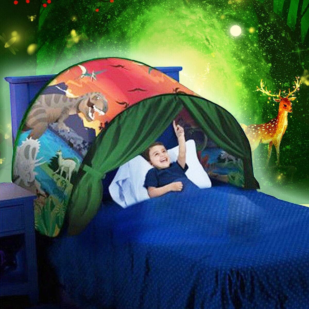 dinosaur bed tent