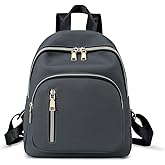 YANAIER Women Mini Backpack Purse Water resistant Nylon Fashion College Bag Casual Daypack