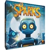 Sparks Board Game | Built a Robot Factory in a Dice Drafting Strategy Game for Kids &amp; Adults, Ages 12+, 1-4 Players, 45 Mins