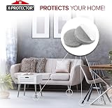 X-Protector Felt Furniture Pads 8 pcs 15x11 cm Grey Heavy Duty view 6