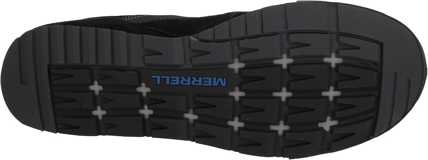 merrell men's burnt rock travel suede hiking shoe