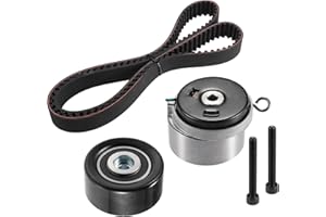 X AUTOHAUX Timing Belt Tensioner Kit for Chevrolet Cruze Sonic Aveo 2010-2016 for Pontiac G3 No.24422964/55574864/24436052 Idler Pulley Tensioner Bearing Timing Belt Kit