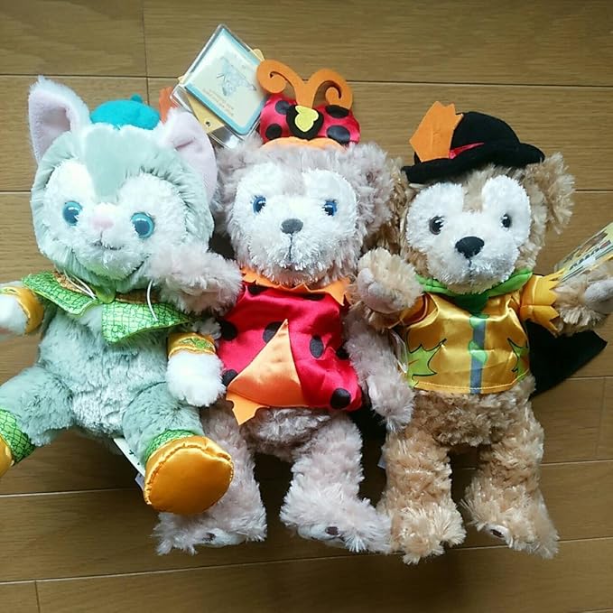 香港ディズニー ハロウィン 16限定 うさぎダッフィー シェリーメイ ジェラトーニss ぬいぐるみ3点セット 日本未発売 ホビー 通販 Amazon Co Jp