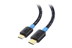 Cable Matters Braided USB C to Micro USB Cable 3.3 ft (Micro USB to USB-C Cable, USB Type C to Micro USB Cable) in Black