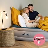 airzzZ Slumber Plus Air Bed Double High Raise Non Slip Inbuilt Pump view 2