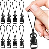 10pcs Mini QD System Connectors Quick Release Camera Neck Strap Clip Adapter for Camcorder Action Camera Lanyard Black