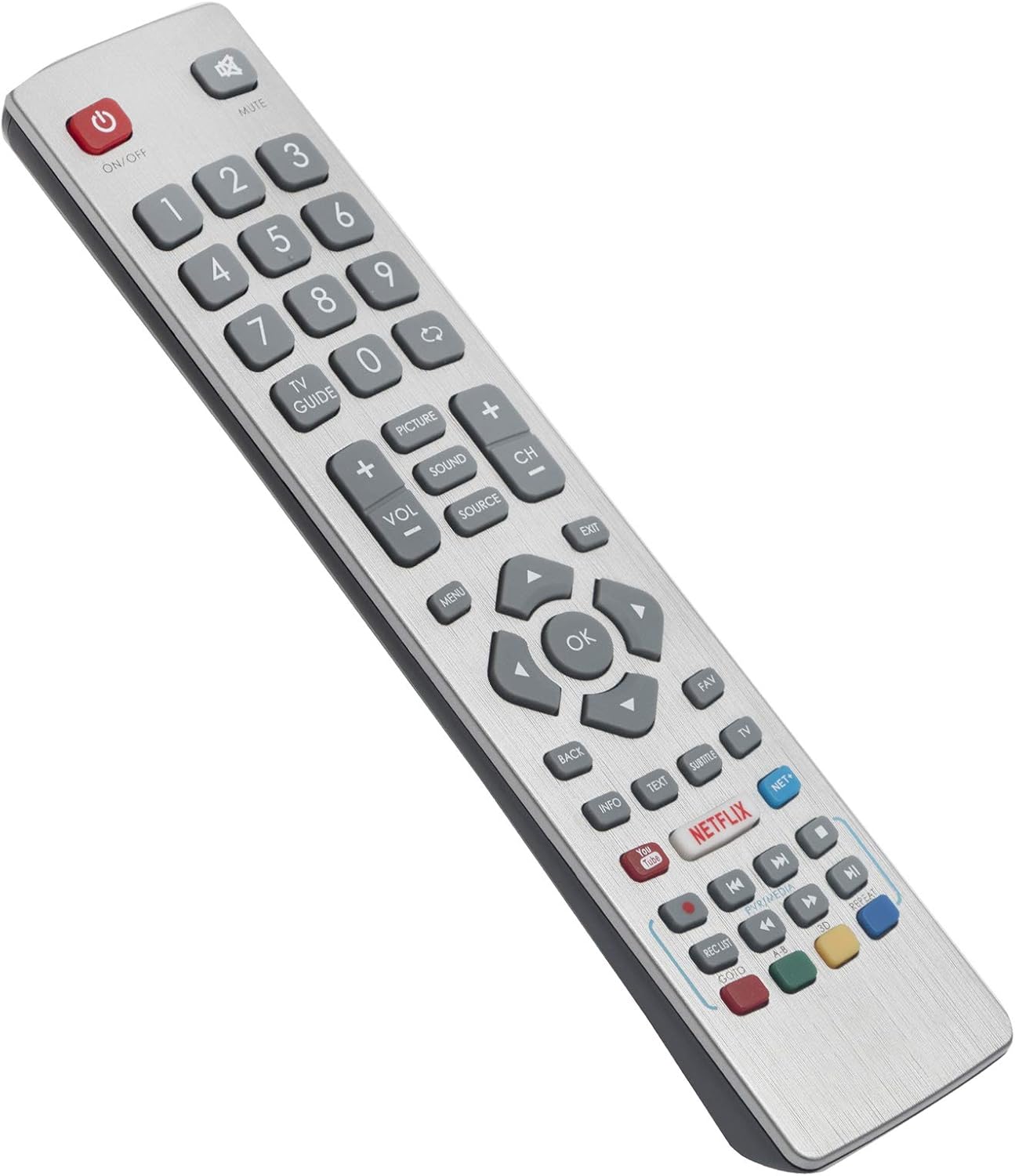 ALLIMITY Remote Control Replace Fit for TV LC-32FI5442E LC-40FI5242E LC-40FI5442E LC-49FI5242E LC-49FI5542E LC-32HI5332E LC-32HI5532E LC-40UI7552K LC-50UI7252K