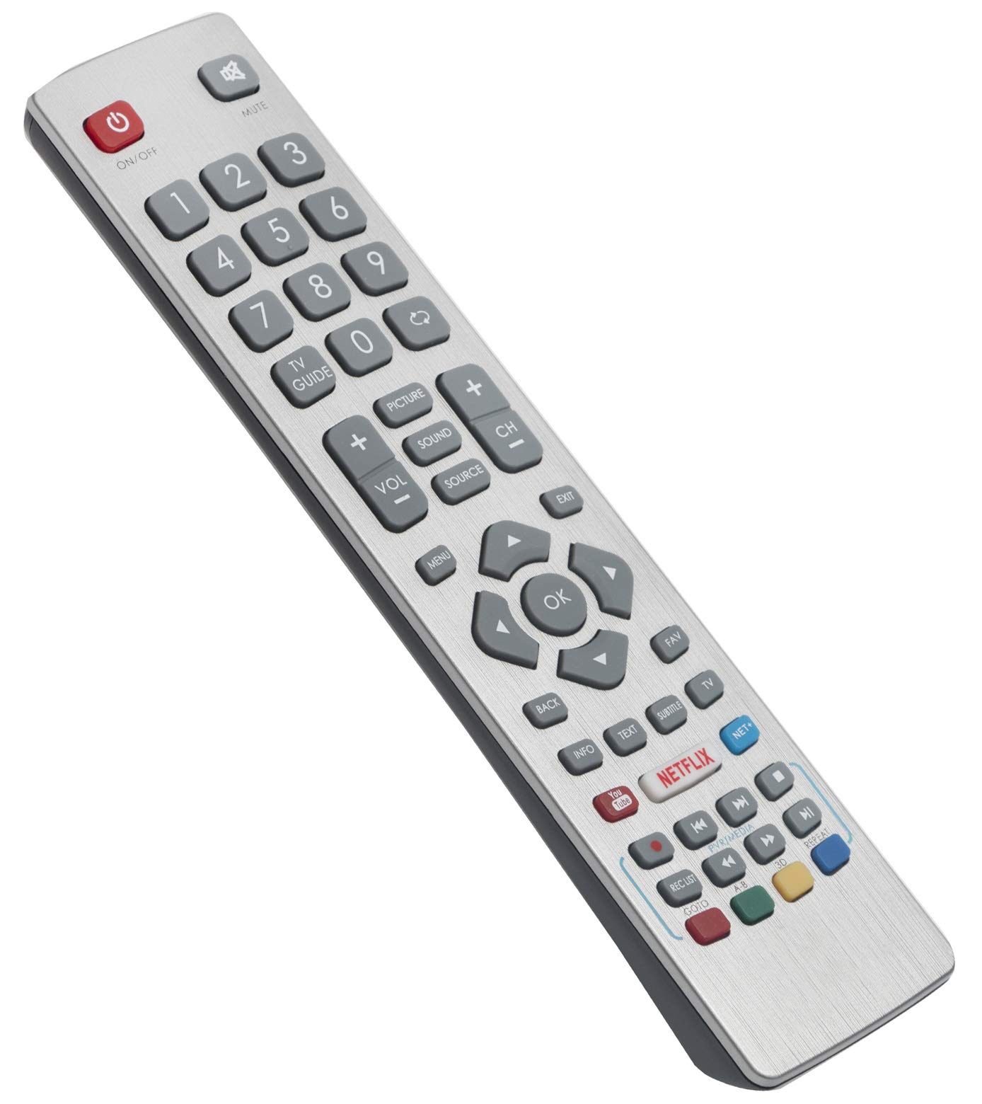 ALLIMITY Remote Control Replace Fit for TV LC-32FI5442E LC-40FI5242E LC-40FI5442E LC-49FI5242E LC-49FI5542E LC-32HI5332E LC-32HI5532E LC-40UI7552K LC-50UI7252K