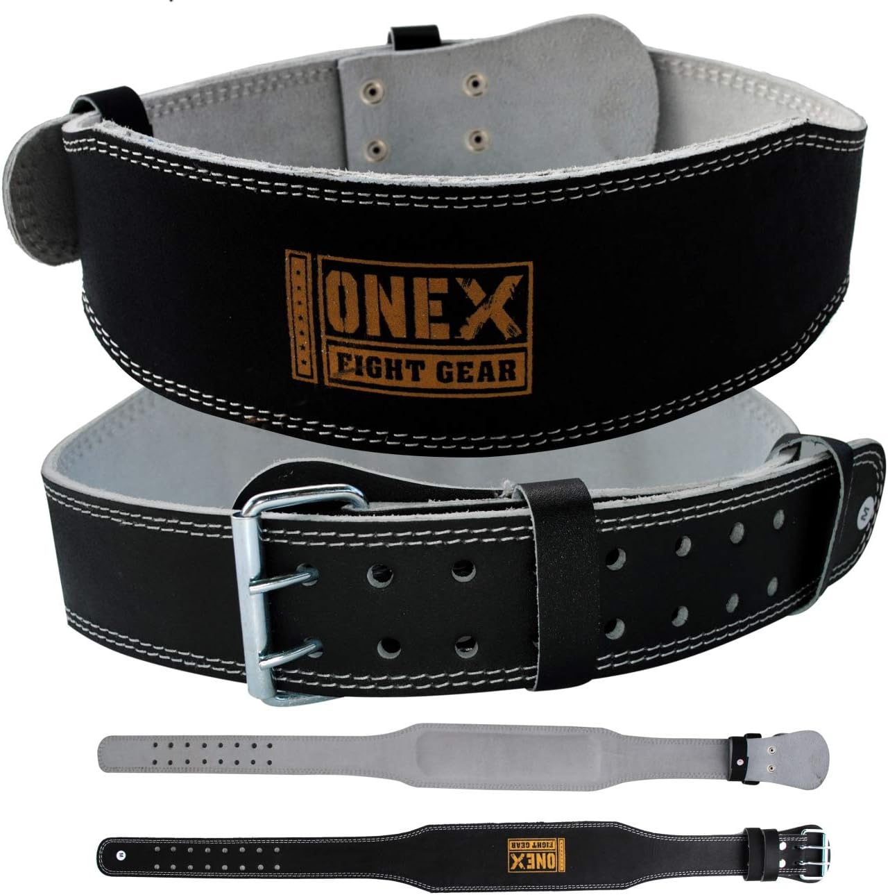 ONEX Powerlifting Belt Comfortable Weight Lifting Belts Durable Genuine
