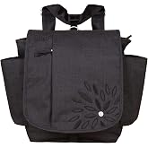 HAIKU To Go Convertible 2.0 Crossbody and Backpack Messenger-Style Travel Bag with Adjustable Shoulder Straps, Dual Pockets