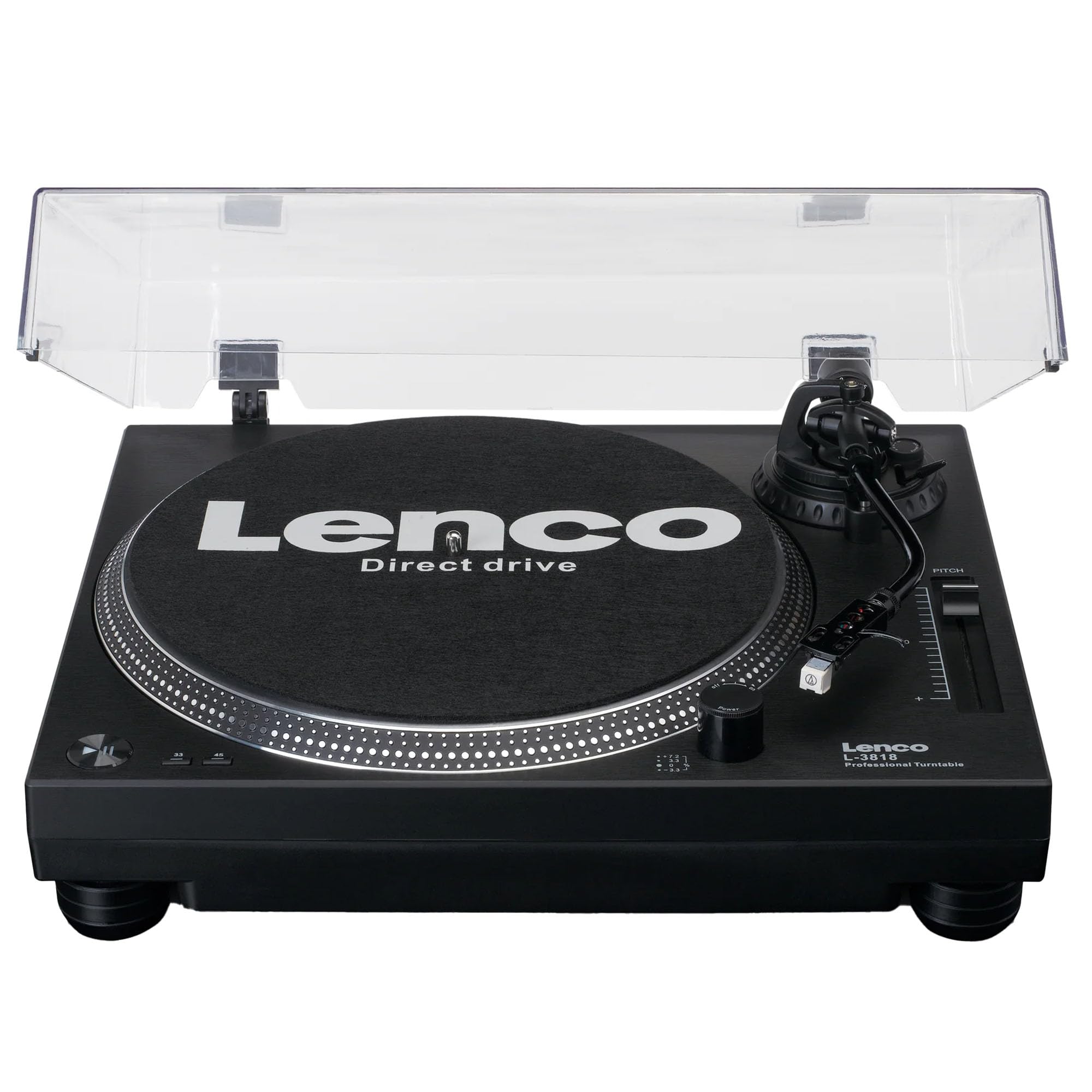 Lenco L-3818BK - Plattenspieler - Schallplattenspieler - Vinyl Player 2