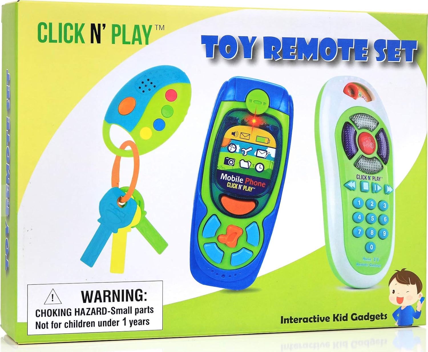 toy phone keys and remote