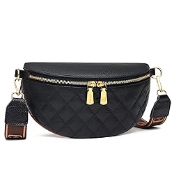 Eslcorri Fashion Waist Packs for Women - Quilted