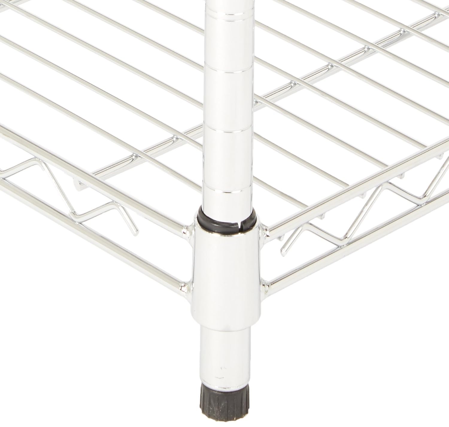 AmazonBasics 3Shelf Shelving Unit Chrome 841710155310 eBay