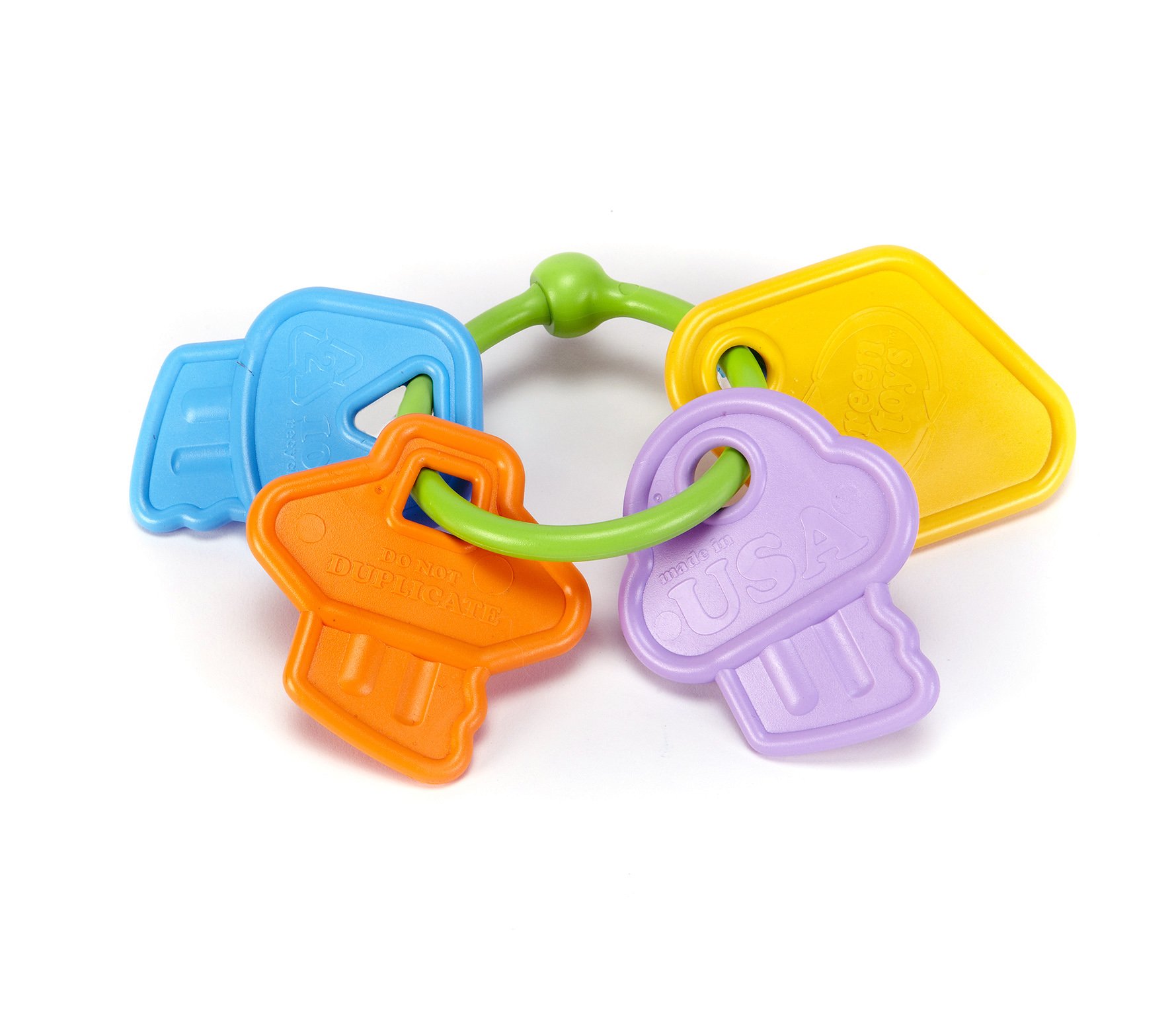 Green Toys My First Keys Baby Toy Fox and Grapes