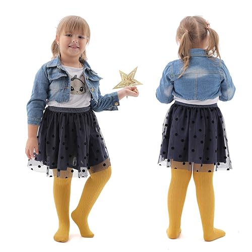 EPEIUS Little Girl Tights Toddler Baby Girl Seamless Cable Knit - Main Image