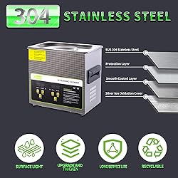 ONEZILI Ultrasonic Cleaner 3L, Upgraded Deep