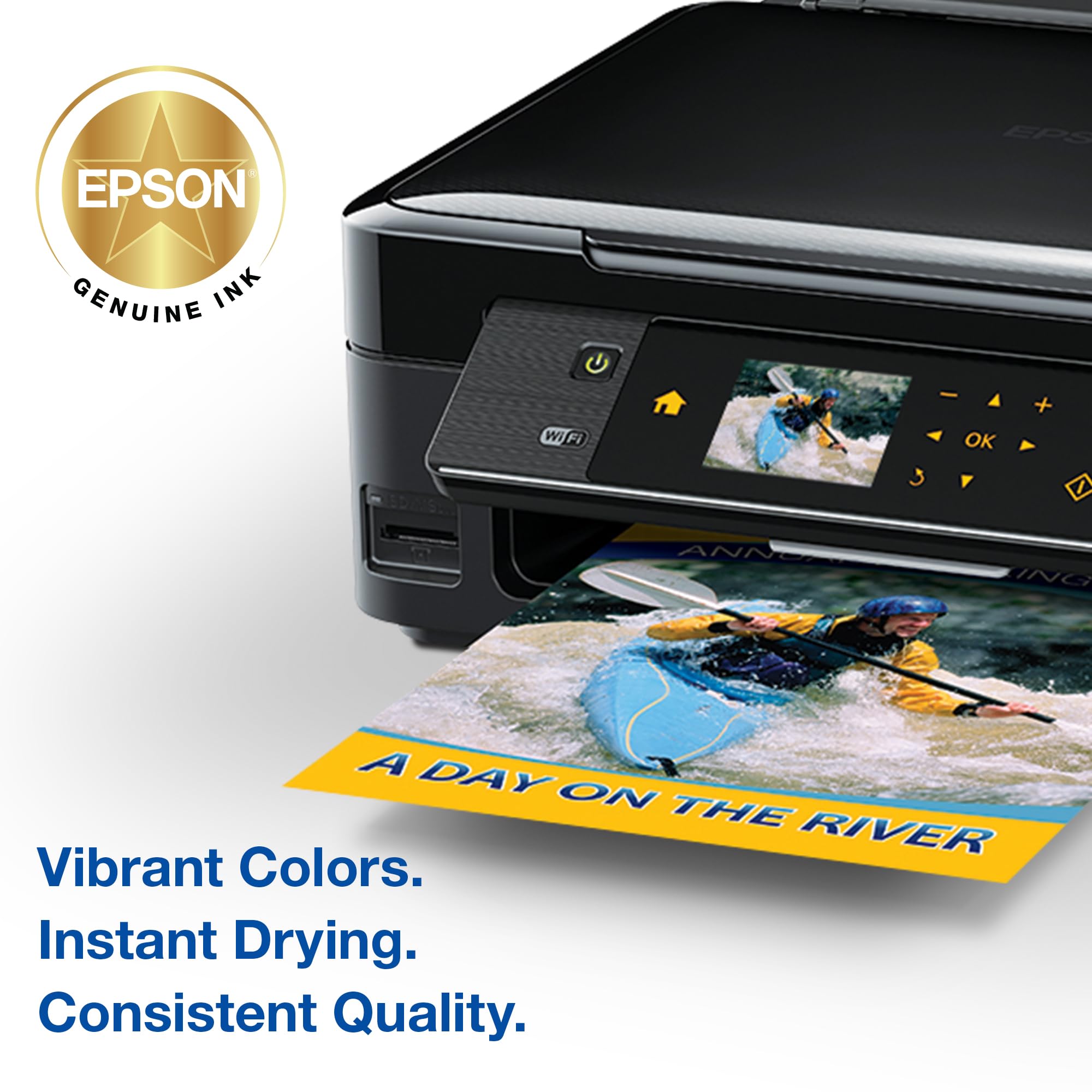 EPSON 200 DURABrite Ultra Ink Standard Capacity Black Cartridge (T200120-S) Works with WorkForce WF-2520, WF-2530, WF-2540, Expression XP-200, XP-300, XP-310, XP-400, XP-410
