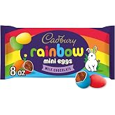 CADBURY MINI EGGS Milk Chocolate Rainbow, Candy Bag, 8 oz