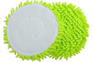 LIFKOME 2pcs Steam Cleaner Pads Replacement for Shark Washable Reusable Chenille Mop Refills with Strong