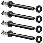 EVERYMATE Weight Plate Storage Rack, Olympic Weight Plate Holder, Bumper Plate Storage, Home Gym Organizer