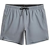 maamgic Mens Running Shorts Workout 6" Marathon Lightweight Quick Dry Gym Shorts with Zip Pocket