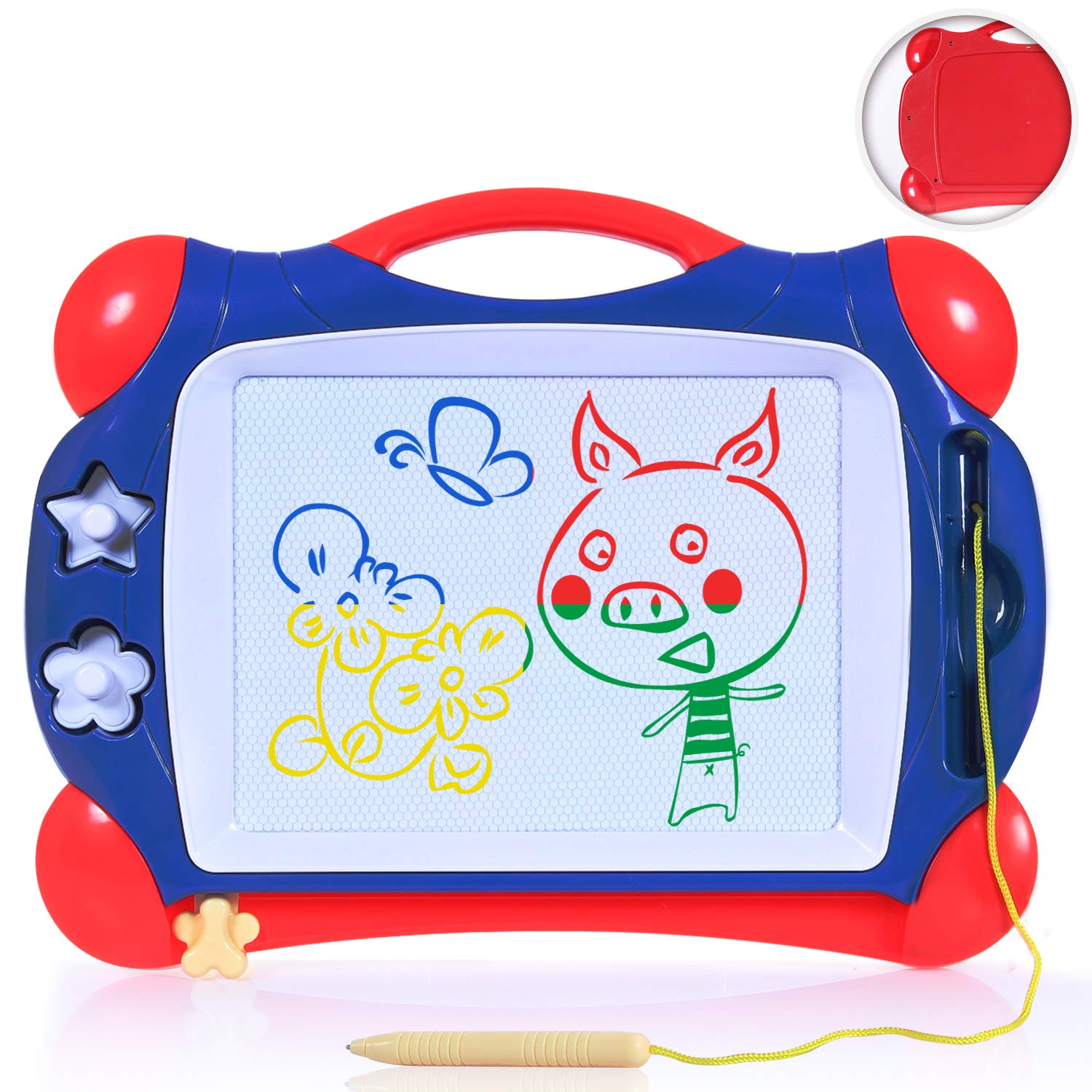 Creative Toys Activities Toys Games Kids Colour Drawing Board Magnetic Sketch Etch Draw Activity Magic Colorful New