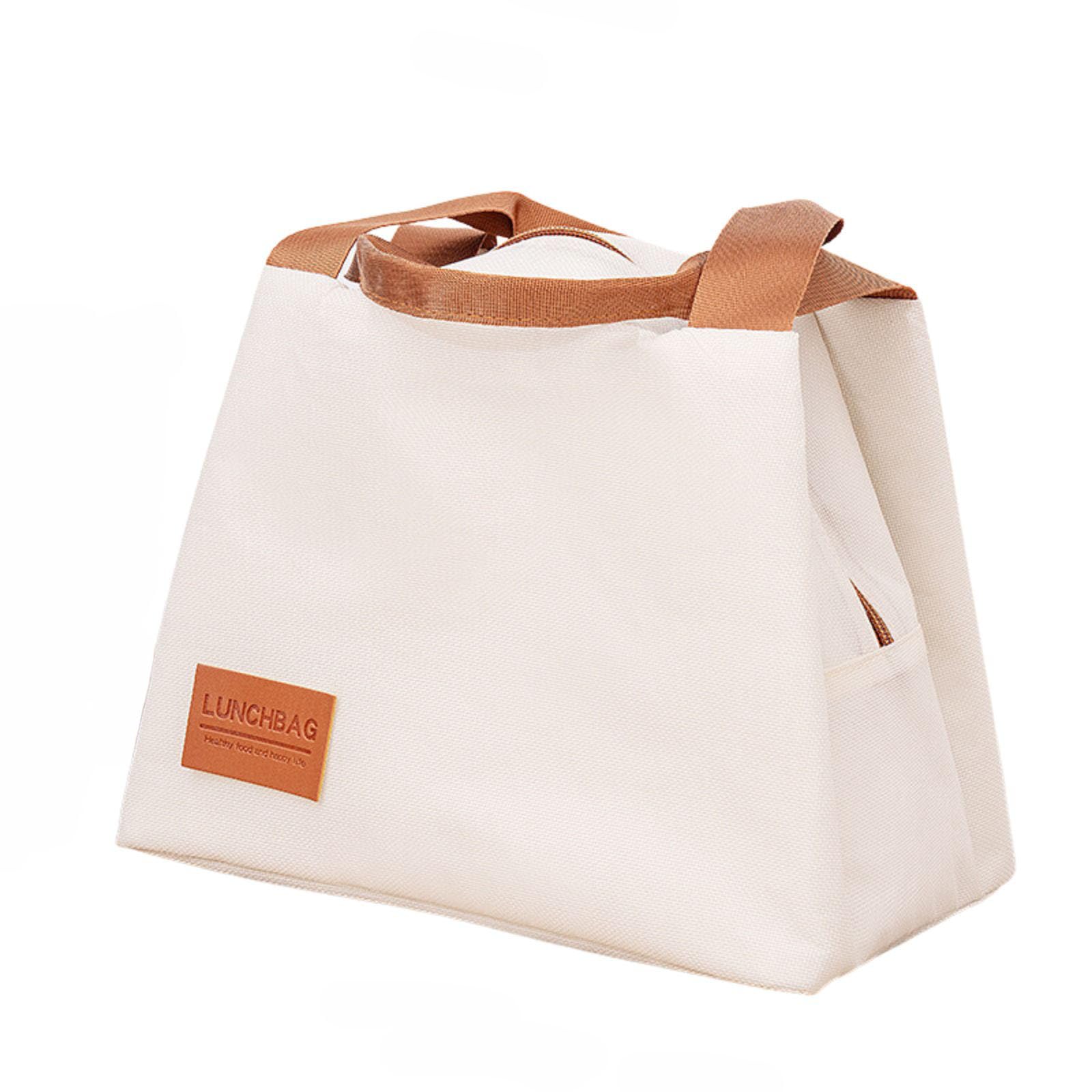 XINGNIAO Japanese Minimalist Lunch Bag, Thickened Aluminum Foil Insulated Bento Bag for Womens and Office Workers