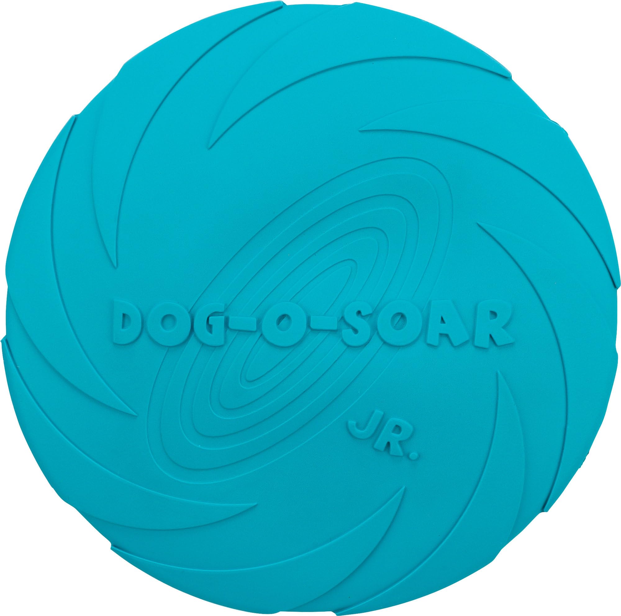 TRIXIE Dog Disc dog toy made of natural gimmi - bite-resistant - splinter-free - low risk of injury - ø 18 cm - blue - 33501