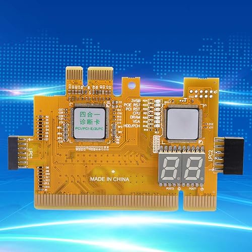 Richer-R Desktop Debug Card in Diagnostic Card Computer Motherboard  Detection Accessories,Diagnosis Card,D