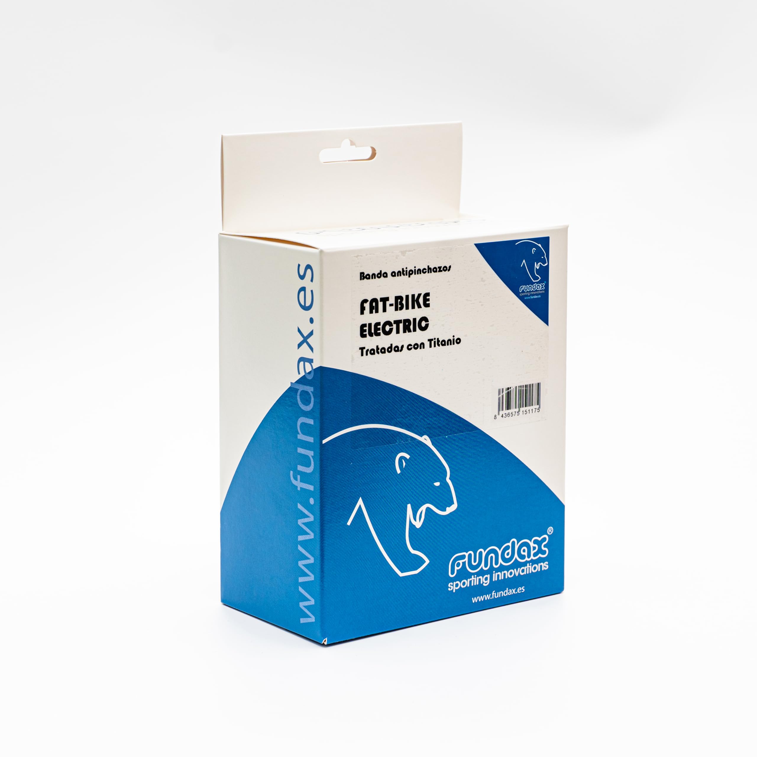 FUNDAX Fat-Bike Electric Leather Puncture Band, Adults Unisex, Blue, 26"/27.5" Plus