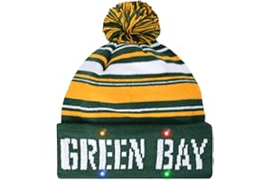 VEMINEI Vintage Classic Skull Cap Beanie with LED Hat Cuffed Winter Hat Knit Comes Gifts for Men Women Fans