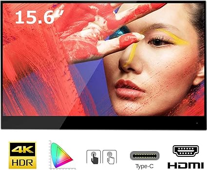 Amazon Kksmart 15 6インチタッチモニター 4k Hdr Adobe 100 タッチモバイルモニター タッチモバイルディスプレイ 薄型 Ipsパネル Usb Type C 標準hdmi スピカー内蔵 ケース付 Kk 156kt Kksmart ディスプレイ 通販