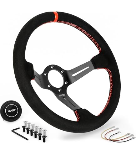 Amazon.com: DND Performance Interior's Leather Touring Steering