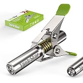 TaskStar 12000 PSI Grease Gun Coupler, Quick Release &amp; 6-Jaw Secure Lock | 1/8" NPT Upgraded Coupler Compatible with All Grease Guns, Grease Tips Built for Easy Greasing Tractors, Trucks &amp; Equipment