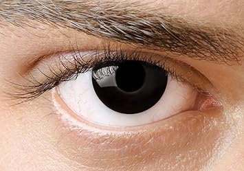 Eye Effect Schwarze Kontaktlinsen Black Out Farbige Kontaktlinsen Schwarz Karneval Halloween Ohne Starke Karne Mit Gratis Kontaktlinsenbehalter Amazon De Drogerie Korperpflege