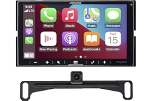 Alpine ILX-W670, 7-Inch Double DIN Digital Multimedia Receiver Compatible with Apple Carplay and Android Auto - Includes EchoMaster Backup Camera