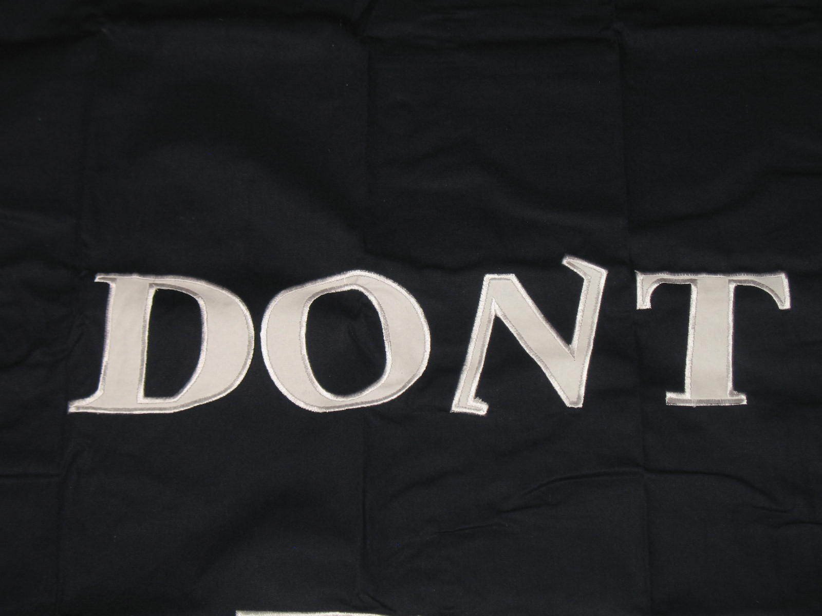 AES 3x5 Embroidered Sewn Commodore Perry Don't Give Up The Ship Cotton Flag 3'x5'
