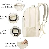MATEIN Travel Laptop Backpack 15.6 Inch Anti Theft Water Resistant Beige view 2