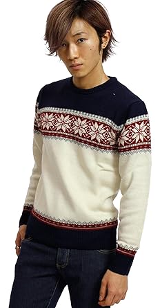 Amazon ウエストシー Westsea 雪柄 ニット メンズ スノー柄