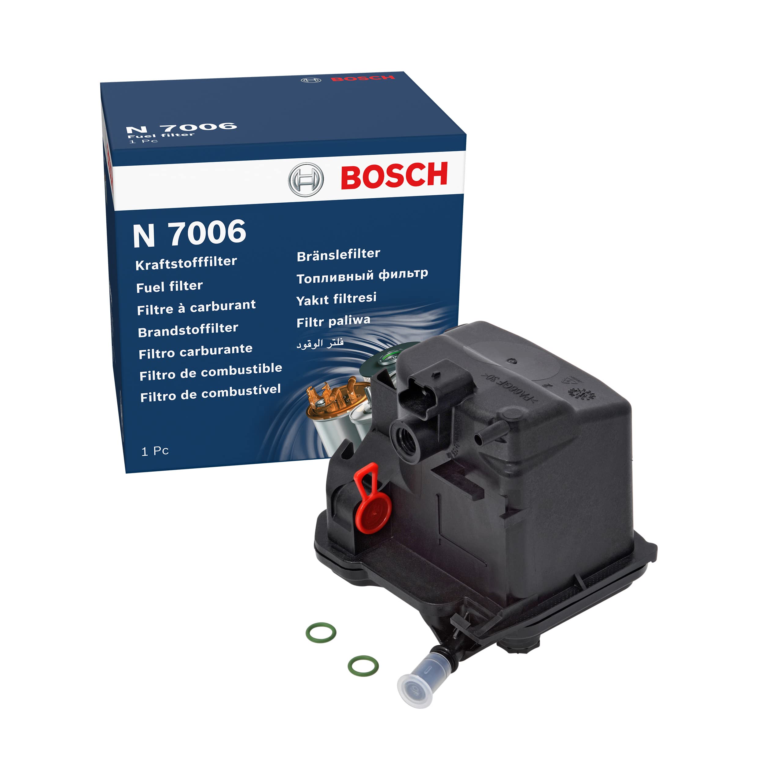 Bosch N7006 Car Diesel Filter - Separates Particles and Water from Fuel - Protects the Injection System