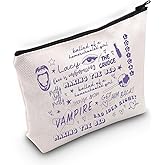BLUPARK Singer Makeup Bag Singer Album Inspired Gift Singer Merch Singer Fans Gift Singer Sour Gift Sour Album Cosmetic Bag Musical Lyrics Gift (Lacy Guts)
