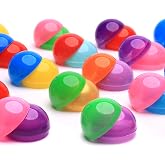Capsule Vending Machine Colored Round Capsules Empty 50 pcs 1.26 inch - Gumball Machine Capsules Bulk Party Favor Containers - Easter Basket Stuffers Birthday Gifts Pinata Stuffers DIY Craft Supplies