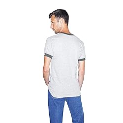 American Apparel Men's 50/50 Crewneck Short Sleeve