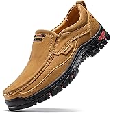 FLYLAND Basic 1.0 Men's Fashion Loafers Vintage Classical Leather Ankle Boots Handmade Chukka Boots Daily Casual Work Office Shoes Driving Shoes