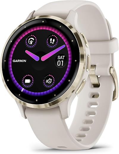 Garmin Venu 3S 41mm GPS Smartwatch AMOLED Health Fitness Music Ivory