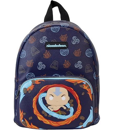 INTIMO Nickelodeon Chibi Avatar The Last Airbender Characters Aang Zuko Katara Appa Toph Sokka Mini Backpack 10